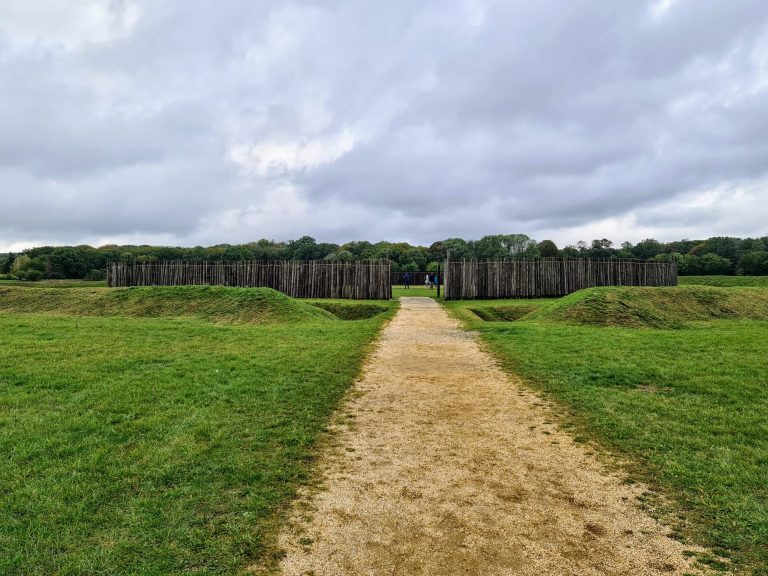 Weg zum Sonnenobservatorium Goseck