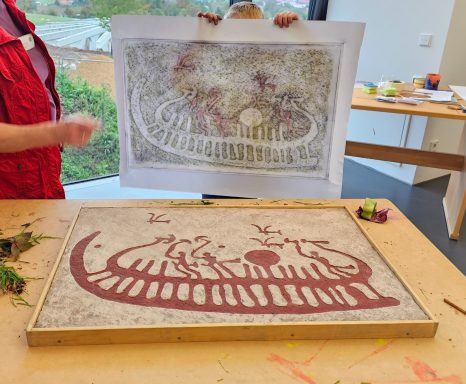 Aktivangebot: Frottage Arche Nebra